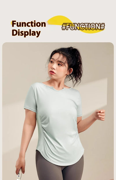 Playera Deportiva Ajustada de Secado Rápido con Control Abdominal - Image 18