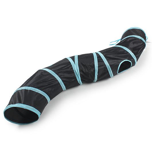 Túnel Flexible en S para Gatos - Juguete Plegable Interactivo - Image 10
