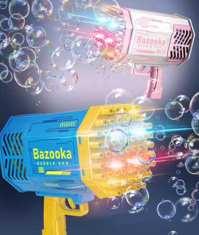 Pistola de Burbujas Automática 69 Agujeros con Luz LED - Juguete Infantil - Image 12