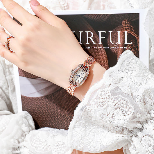 Reloj de Moda Cuadrado con Correa Ajustable para Mujer - Image 3