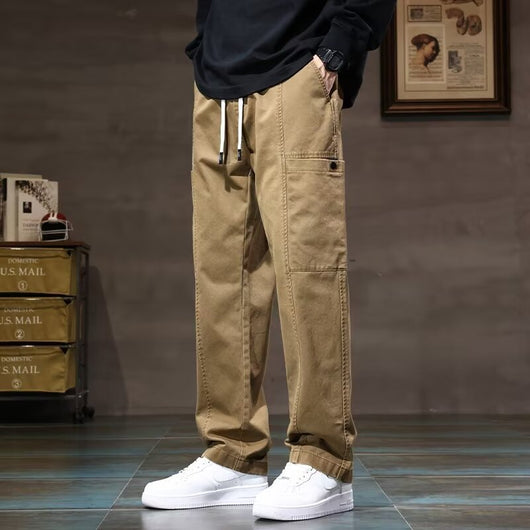 Pantalones Hombre Estilo Americano - Corte Recto y Ancho Moderno - Image 3