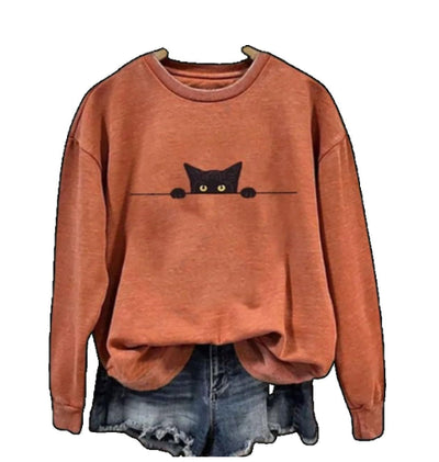 Blusa Suelta de Manga Larga con Diseño Estampado - Image 11