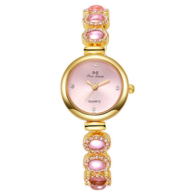 Reloj de Pulsera Elegante para Mujer con Dial Redondo y Diamantes - Image 12