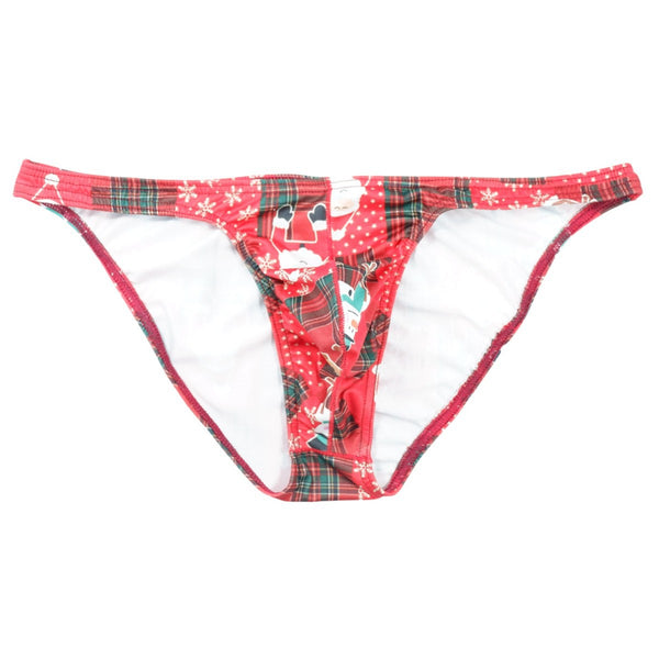 Calzoncillos Triangulares Impresos Transpirables de Talle Bajo para Hombre
