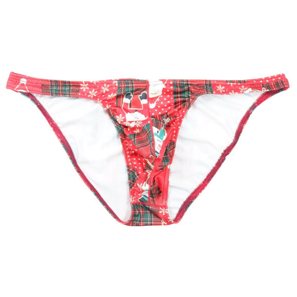 Calzoncillos Triangulares Impresos Transpirables de Talle Bajo para Hombre