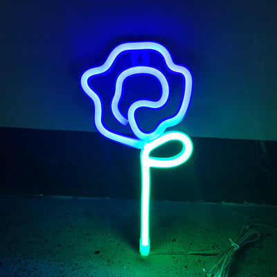 Luces Neon LED Rosa para Decoración de Dormitorio - Image 3