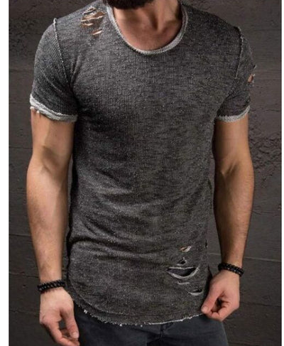 Camisetas Rasgadas de Manga Corta - Image 6