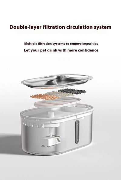Fuente de Agua Automática para Mascotas con Sensor Infrarrojo - Image 7