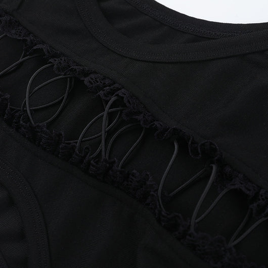 Top Cropped sin Mangas Elegante - Image 19