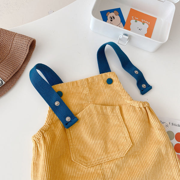 Jumpsuit de Pana Estilo Coreano para Niños
