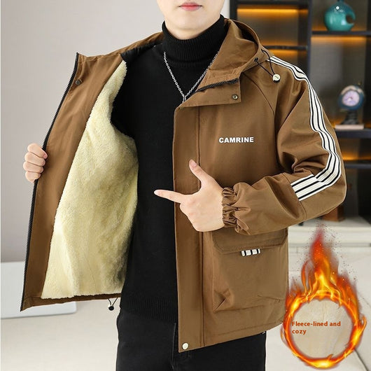 Chaqueta Térmica Acolchada con Capucha para Hombre - Abrigo Casual Invierno - Image 16