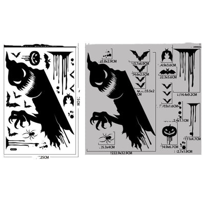 Pegatina Electrostática para Ventana con Diseño de Halloween — 25 × 35 cm - Image 6