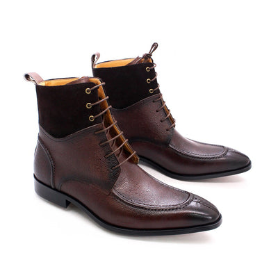 Botas de Motociclista de Cuero Genuino Artesanales para Hombre - Image 7