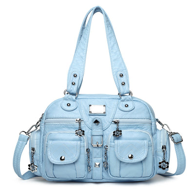 Bolso Mensajero Retro Vintage Estilo Europeo Americano para Mujer - Image 5