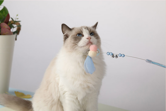 Varita Interactiva con Campana y Plumas para Gatos - Image 15