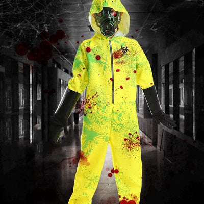 Disfraz de Protección Biológica con Estampado Zombie para Juego de Rol - Image 13