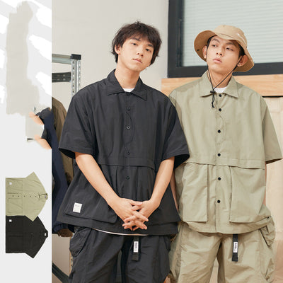Camisa Manga Corta Versátil para Hombre - Ideal para Montaña y Verano - Image 15