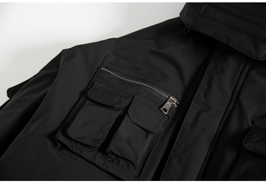 Chaqueta de Invierno de Algodón para Hombre con Capucha Suelta - Image 17
