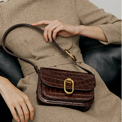 Bolso Messenger Vintage de Un Hombro para Hombre Maduro - Image 5