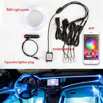 Luz de Ambiente para Auto con Control de Voz 5 en 1 - Image 13