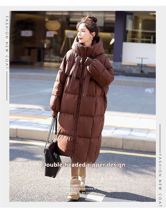 Abrigo Largo Acolchado Impermeable para Mujer - Protección Total en Invierno - Image 8