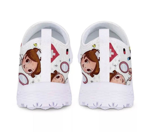 Zapatillas Deportivas Mesh con Diseño de Dibujos Animados Pintados - Image 8