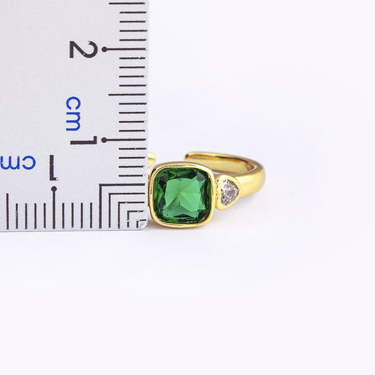 Anillo de Corazón con Diamantes Micro Pavé para Mujer - Image 2