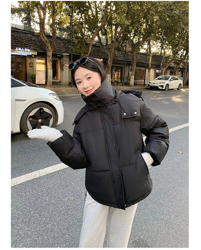 Chaqueta Acolchada de Algodón Suelta Estilo Coreano - Image 33