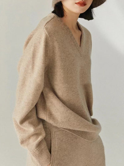 Suéter Tejido Escote en V para Mujer - Image 26