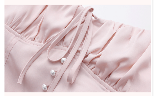 Blusa Francesa Elegante con Cuello Cuadrado y Cintura Ajustada - Image 10