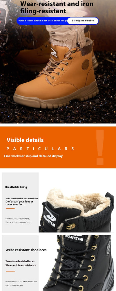 Zapatos de Trabajo Antiaplastamieto y Antiperforación con Suela de Velvetón - Image 15