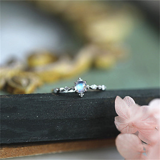 Anillo de Plata Esterlina Bañado en Oro para Mujer