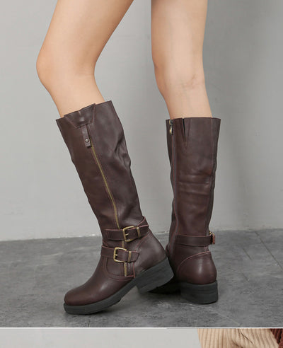 Botas Dr Martens Talla Grande con Cierre Lateral y Suela Gruesa para Mujer - Image 18