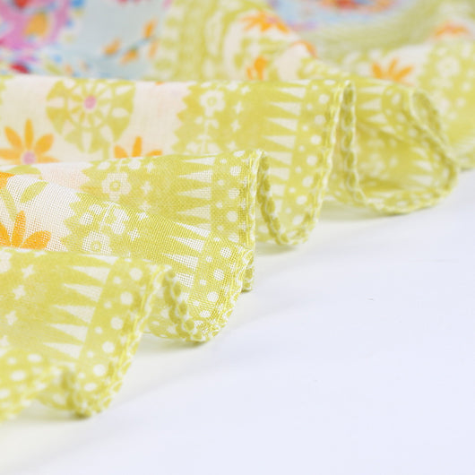 Pañuelo Bohemio Patchwork Retro con Estampado de Cachemira - Image 29