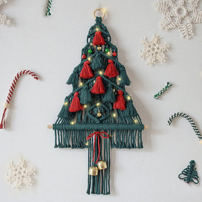 Tapiz Navideño Tejido a Mano Estilo Nórdico - Image 10