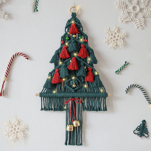 Tapiz Navideño Tejido a Mano Estilo Nórdico - Image 10