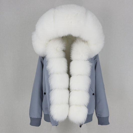 Parka con Forro de Piel de Mapache - Abrigo Térmico Premium - Image 16