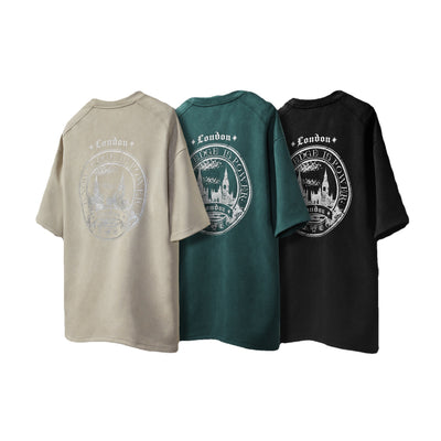 Playera Holgada de Terciopelo y Cuero para Hombre - Image 8