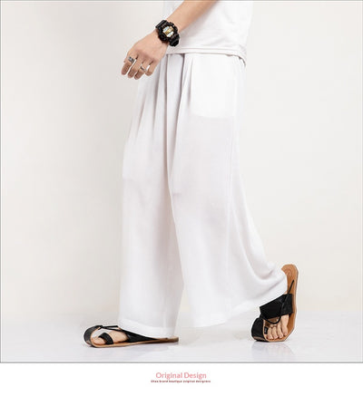 Pantalones Casuales Rectos Holgados Inspirados en Estilo Asiático - Image 15