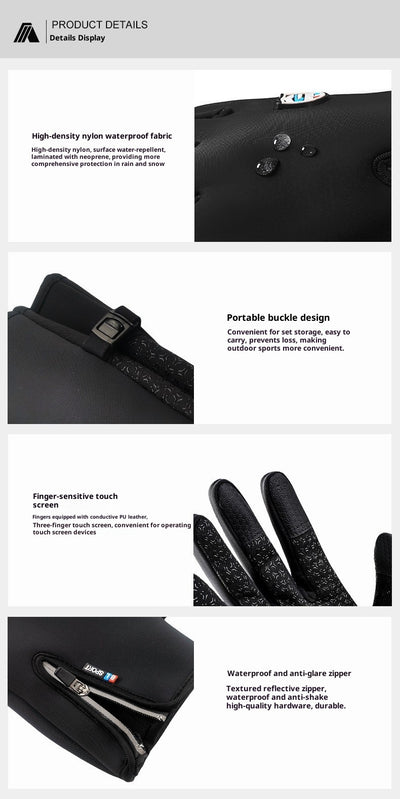 Guantes Térmicos USB para Ciclismo Impermeables y Cortavientos - Image 11