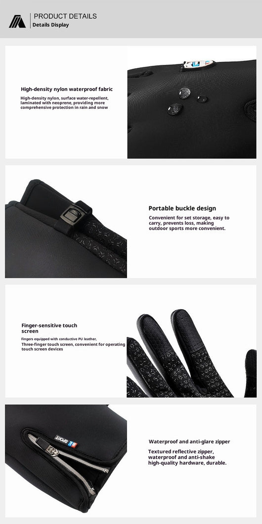 Guantes Térmicos USB para Ciclismo Impermeables y Cortavientos - Image 11