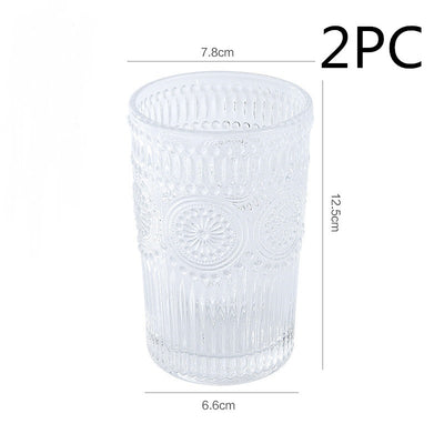 Vaso de Agua Bohemia Phnom Penh con Relieve de Sol - Image 13