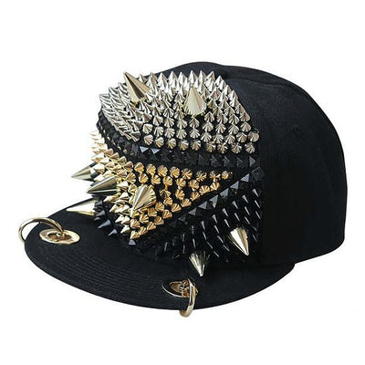 Gorra de Béisbol Plana Ghost Flame con Remaches - Image 9