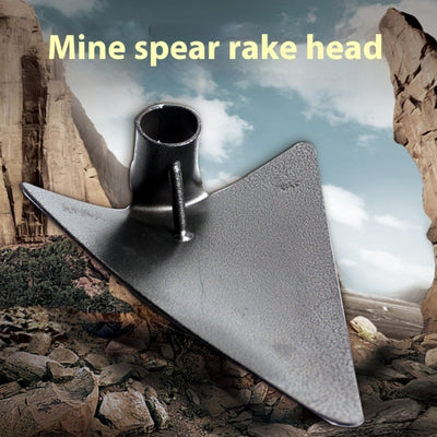 Azada Triangular Minera Multiusos con Punta de Lanza