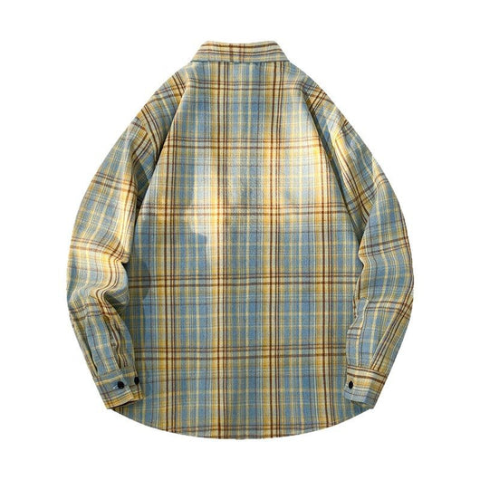 Camisa-Chaqueta Casual de Cuadros para Hombre - Image 5