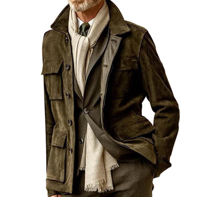 Chaqueta de Ante Casual para Hombre - Estilo Moderno - Image 6