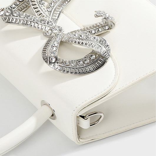 Bolsa Cuadrada Portátil con Moño Diamante - Versátil y Elegante - Image 20