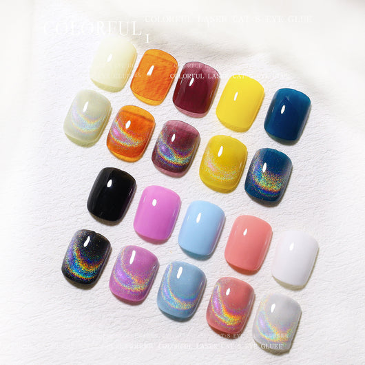 Esmalte de Uñas Efecto Láser Ojo de Gato Arcoíris - Image 10
