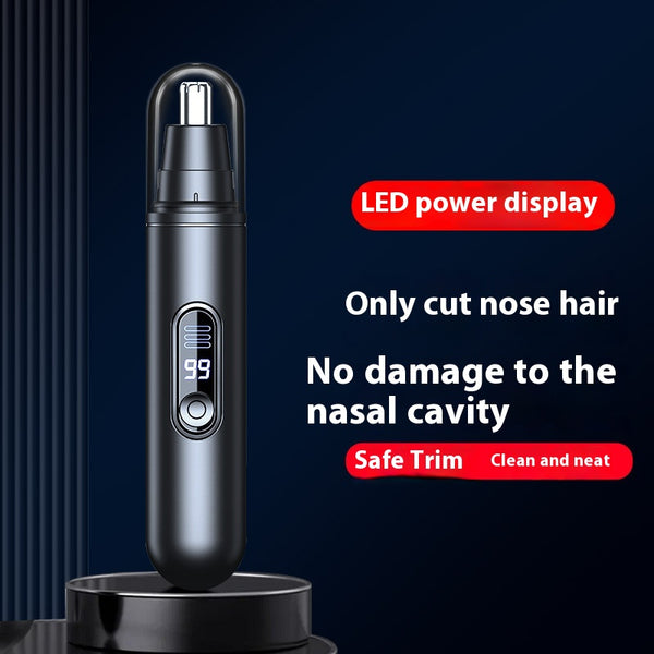 Depilador Nasal Eléctrico con Pantalla LED Digital