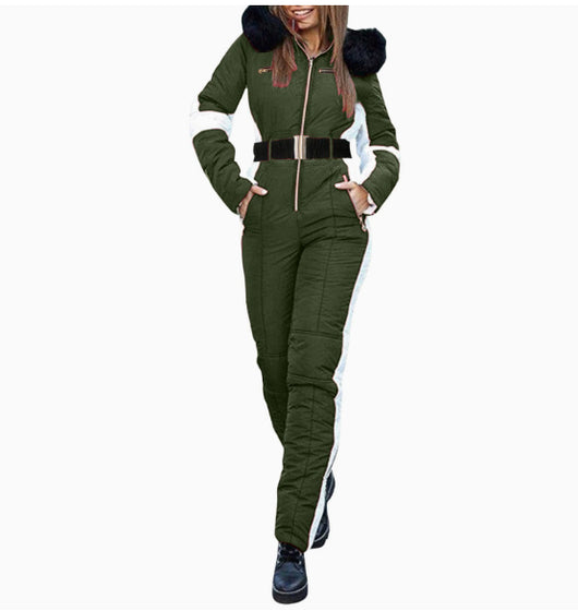 Traje de Esquí Deportivo con Capucha para Mujer - Abrigo de Invierno Premium - Image 6